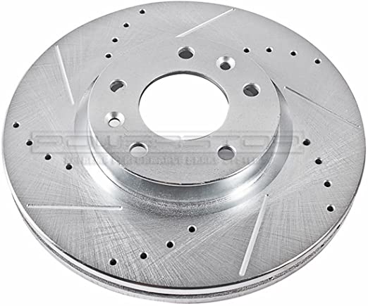 Power Stop JBR1154XL Power Stop Extreme Performance Drilled And Slotted Brake Rotors Front Left Power Stop Extreme Performance Drilled And Slotted Brake Rotors