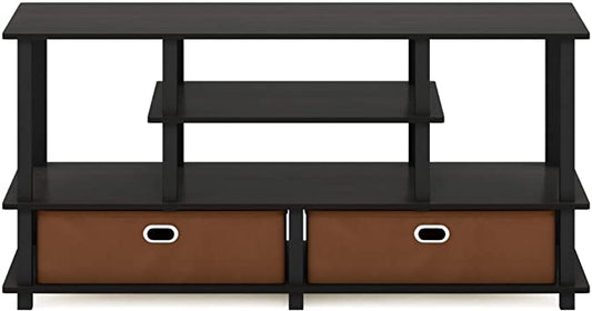 Furinno JAYA TV Stand for up to 50-Inch TV 15119exbkbr
