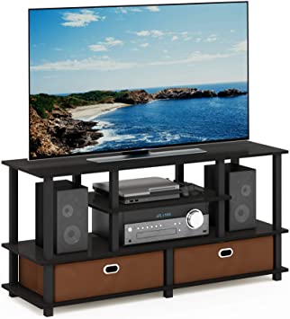 Furinno JAYA TV Stand for up to 50-Inch TV 15119exbkbr