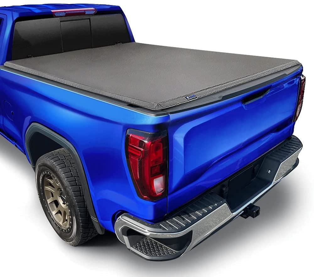 Tyger Auto T3 Soft Tri-Fold Truck Bed Tonneau Cover Compatible with 2019-2022 Chevy Silverado / GMC Sierra 1500 New Body Style | Fleetside 6'6" Bed (78")