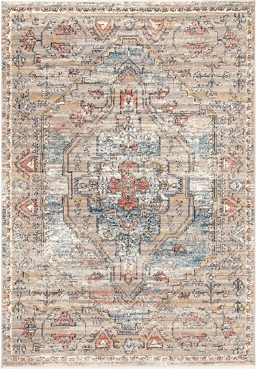 nuLOOM Prima Persian Vintage Area Rug, 3' x 5', Beige