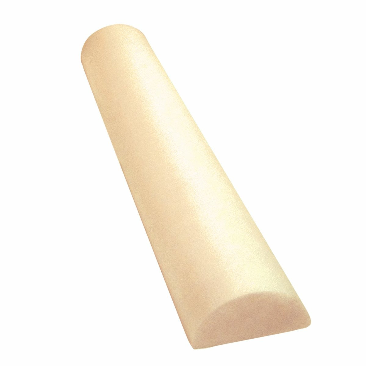 Cando CanDo Full-Skin White PE Foam Roller For Muscle Restoration, Massage Therapy, Sport Recovery, And Physical Therapy.