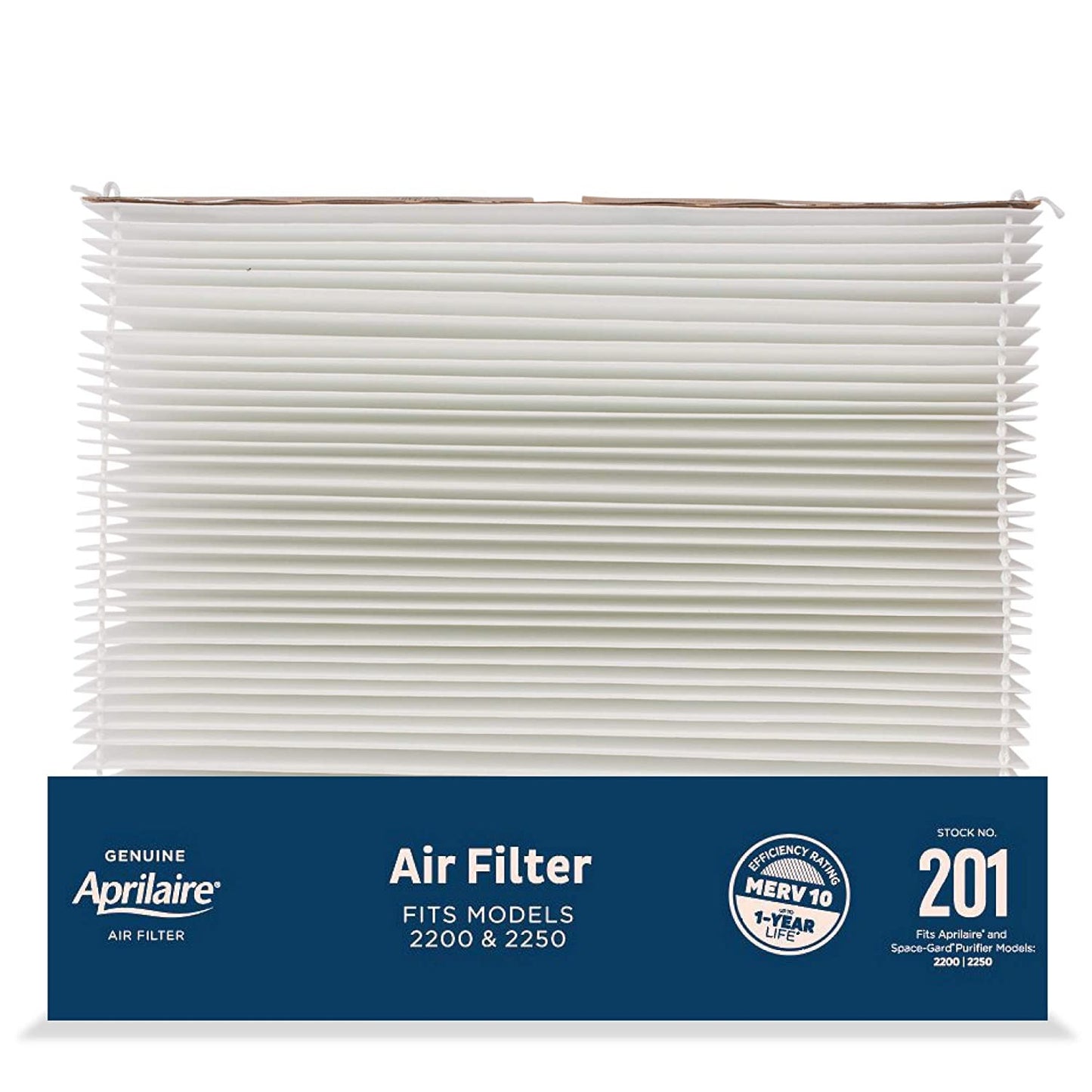 Aprilaire - 201 A1 201 Replacement Filter for Whole House Air Purifier Models: 2200, 2250, Space Gard 2200, MERV 10