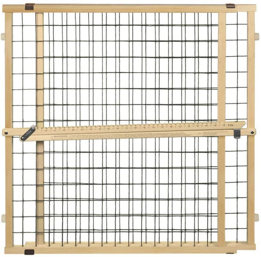 North States MyPet 50" Extra Wide Wire Mesh Petgate Install with no Tools. Pressure Mount. Fits 29.5"-50" Wide