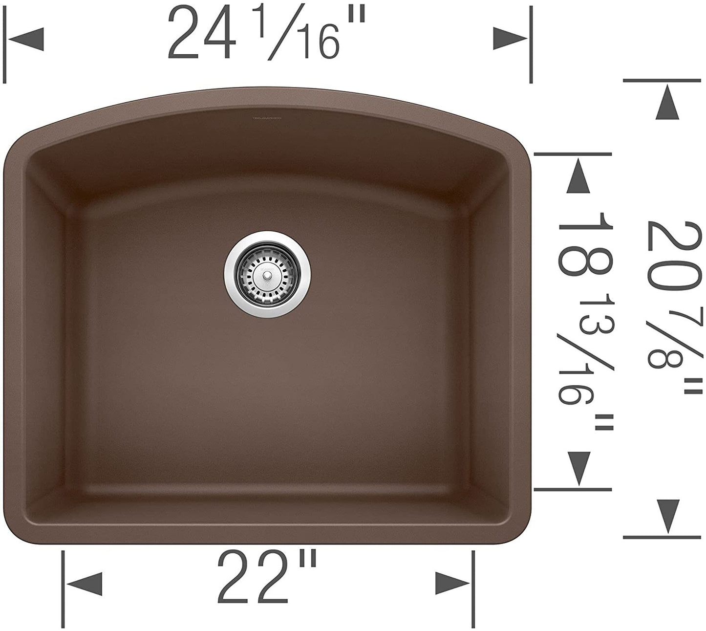 BLANCO, 440172  Single Bowl Undermount Kitchen Sink