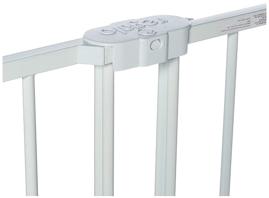 Regalo 2-in-1 Extra Wide Stairway and Hallway Walk Through Baby Safety Gate with Mounting Kit , White , 1 Count